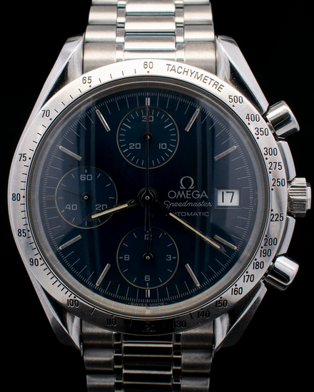Omega Speedmaster Date 39MM Blue Dial Steel Bracelet (3511.80.00)
