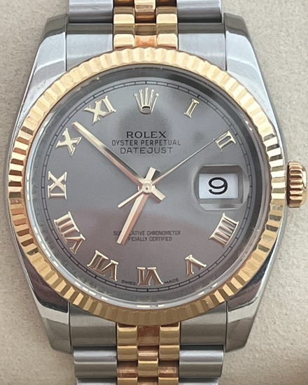 Rolex Datejust 36MM Silver Dial Two-Tone Jubilee Bracelet (116233)