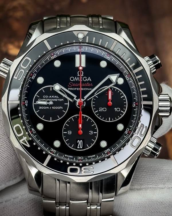 2019 Omega Seamaster Diver 300M 44MM Black Dial Steel Bracelet (212.30.44.50.01.001)