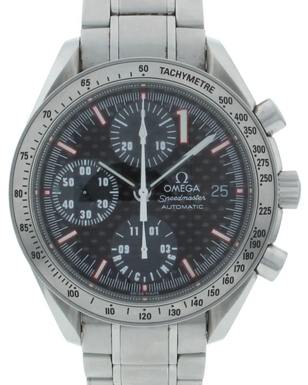 Omega Speedmaster Racing "Michael Schumacher" 39MM Black Dial Steel Bracelet (3519.50.00)