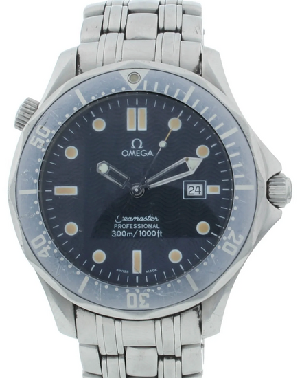 Omega Seamaster Diver 300M 41MM Quartz Blue Dial Steel Bracelet (2541.80.00)