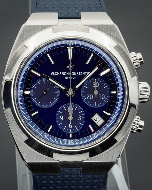 2019 Vacheron Constantin Overseas Chronograph 42.5MM Blue Dial Rubber Strap (5500V/110A-B148)