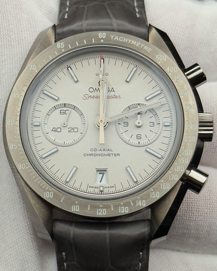 2017 Omega Speedmaster Dark Side of the Moon "Grey Side of the Moon" 44.25MM Grey Dial Leather Strap (311.93.44.51.99.001)