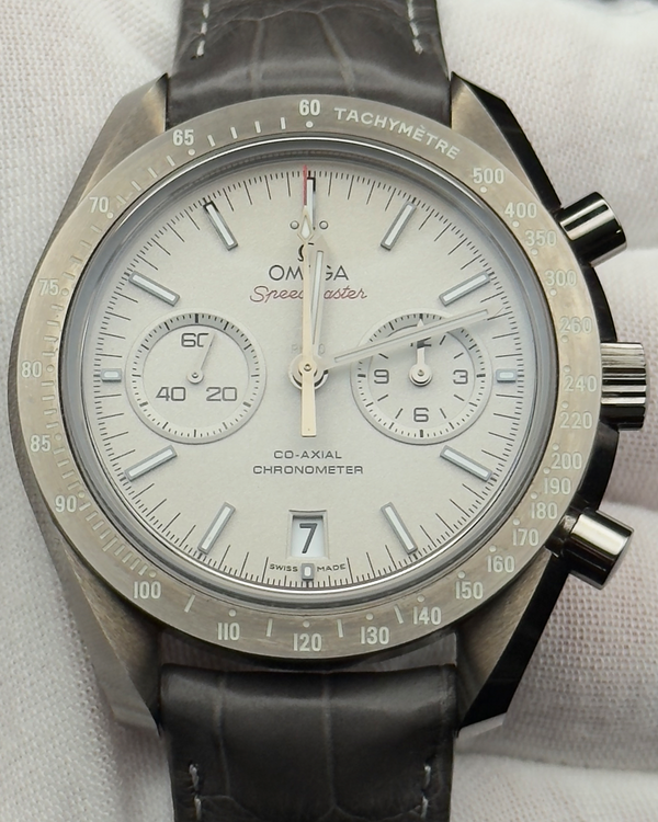2017 Omega Speedmaster Dark Side of the Moon "Grey Side of the Moon" 44.25MM Grey Dial Leather Strap (311.93.44.51.99.001)