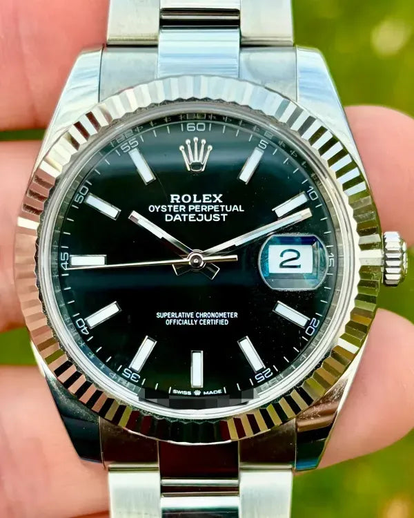 2023 Rolex Datejust 41MM Black Dial Oyster Bracelet (126334)
