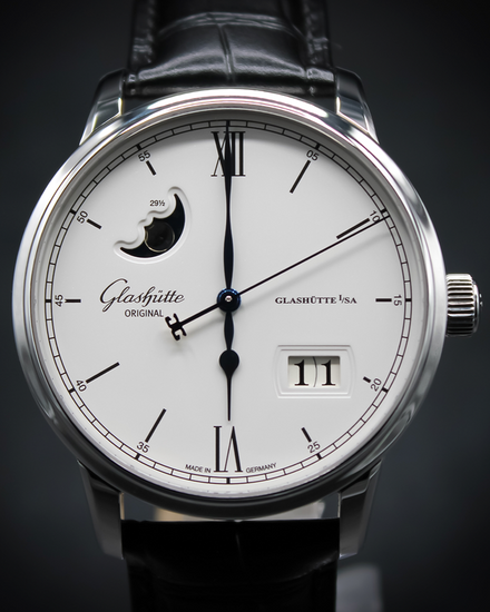 2024 Glashütte Original Senator Excellence 40MM Silver Dial Leather Strap (1-36-04-01-02-30)