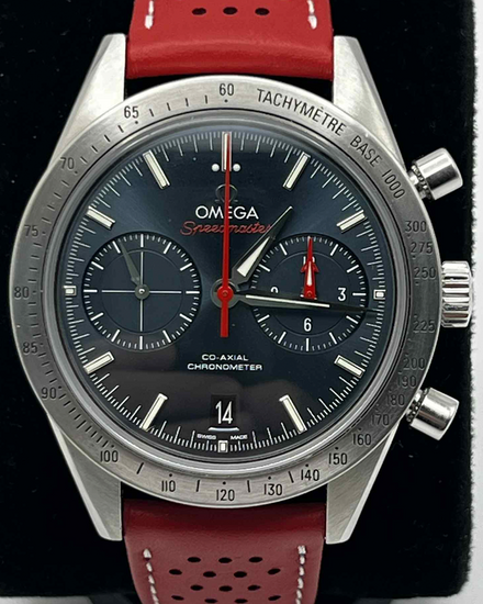 Omega Speedmaster '57 41.5MM Blue Dial Leather Strap (331.12.42.51.03.001)