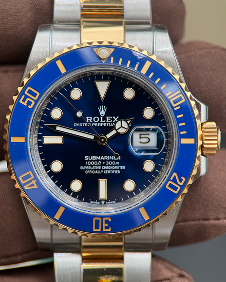2022 Rolex Submariner Date "Bluesy" 41MM Blue Dial Two-Tone Oyster Bracelet (126613LB)