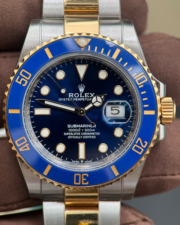 2022 Rolex Submariner Date "Bluesy" 41MM Blue Dial Two-Tone Oyster Bracelet (126613LB)