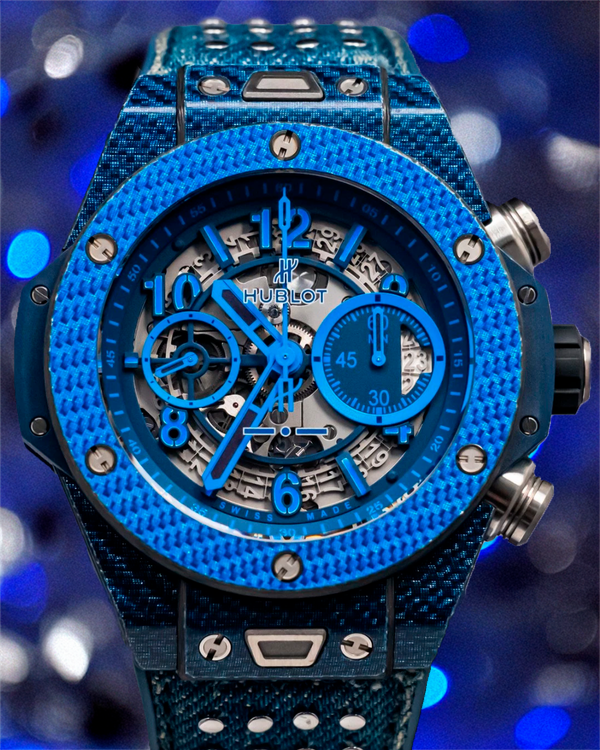 Hublot Big Bang Unico "Italia Independent" L.E. 45MM Skeleton Dial Textile Strap (411.YL.5190.NR.ITI15)