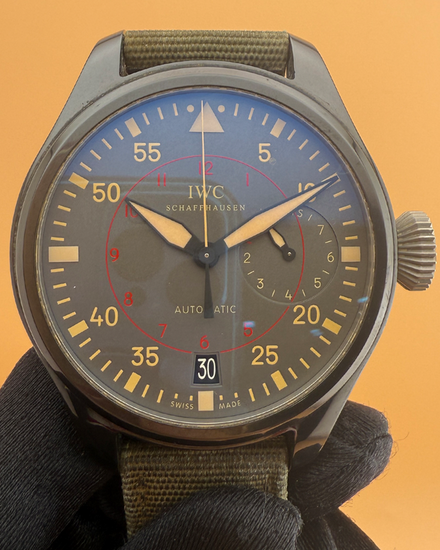 2018 IWC Schaffhausen Pilot Top Gun Miramar 48.6MM Anthracite Dial Textile Strap (IW501902)