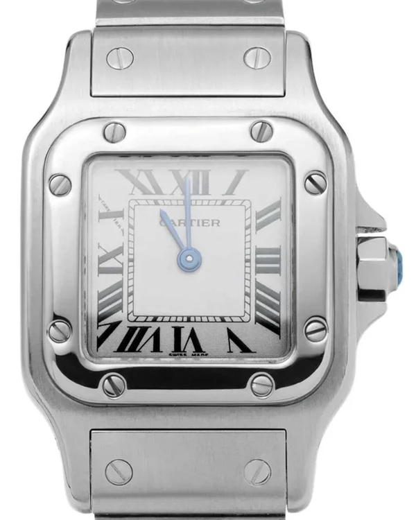 Cartier Santos de Cartier Galbée 25MM Quartz Silver Dial Steel Bracelet (1565)