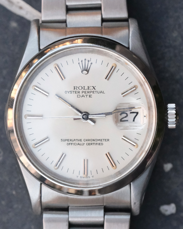 Rolex Oyster Perpetual Date 34MM Silver Dial Oyster Bracelet (15000)