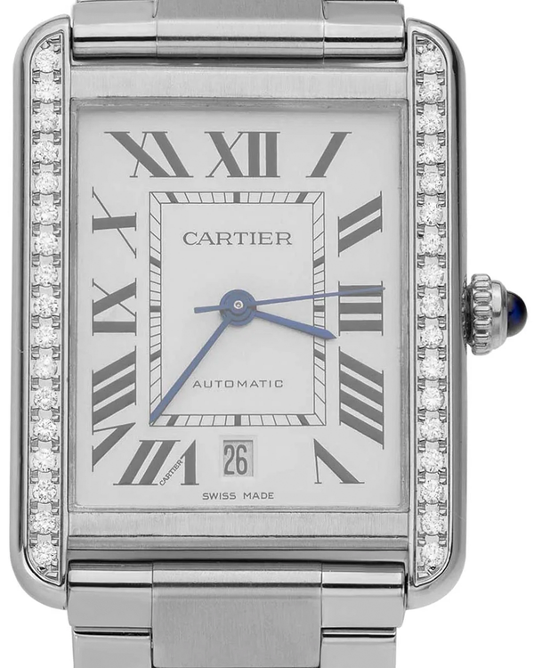 Cartier Tank Must XL 31MM Silver Dial Steel Bracelet (3515)