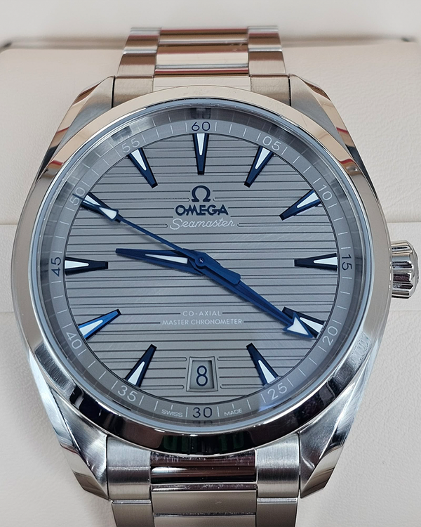 2023 Omega Seamaster Aqua Terra 150M 41MM Grey Dial Steel Bracelet (220.10.41.21.06.001)