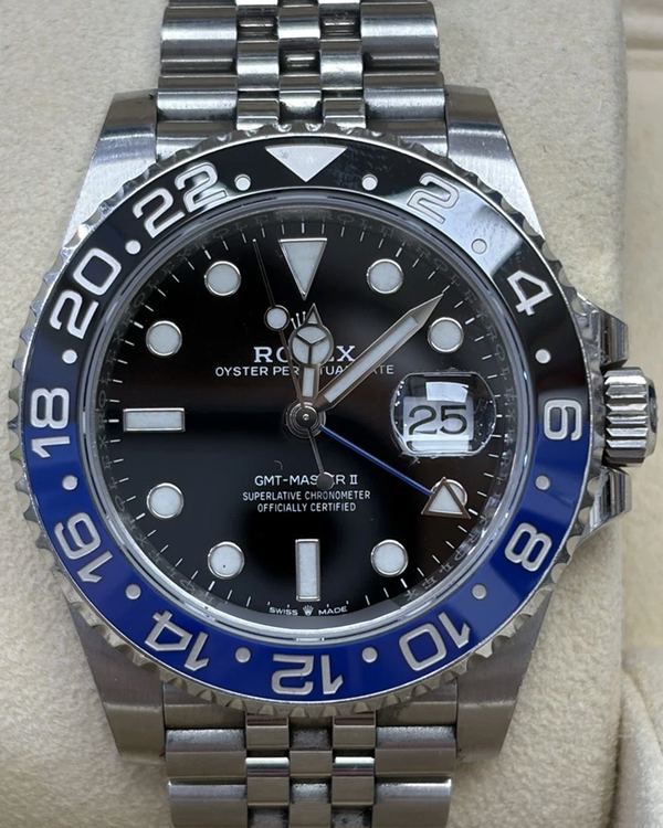2020 Rolex GMT-Master II "Batgirl" 40MM Black Dial Jubilee Bracelet (126710BLNR)
