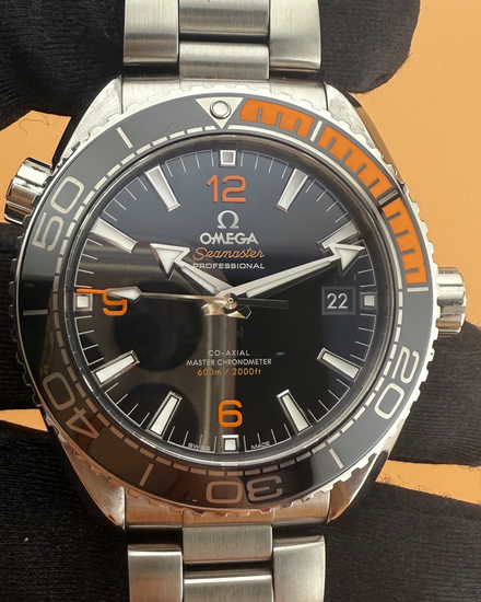 2021 Omega Seamaster Planet Ocean 600M 43.5MM Black Dial Steel Bracelet (215.30.44.21.01.002)