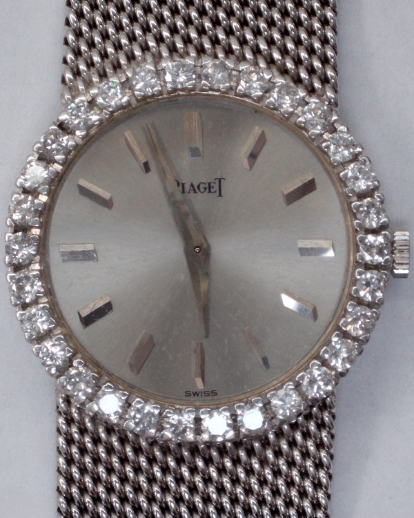 Piaget Dancer 26MM Silver Dial White Gold Bracelet (9190)