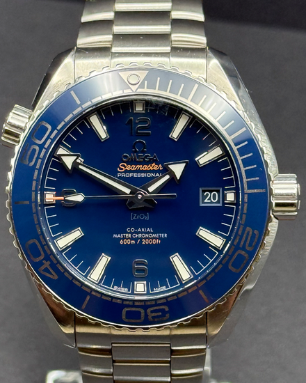 2024 Omega Seamaster Planet Ocean 600M 43.5MM Blue Dial Steel Bracelet (215.30.44.21.03.001)