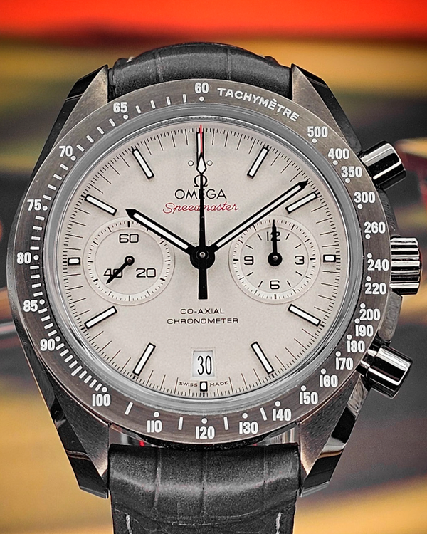 2022 Omega Speedmaster Dark Side of the Moon "Grey Side Of The Moon" 44.25MM Grey Dial Leather Strap (311.93.44.51.99.002)