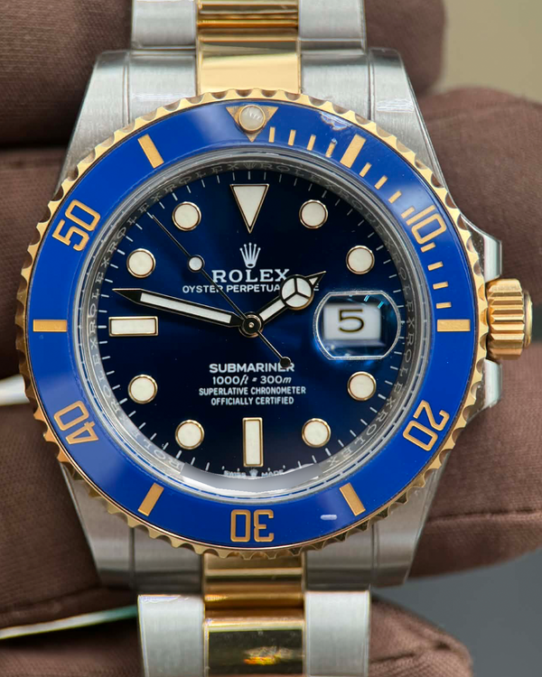 2022 Rolex Submariner Date "Bluesy" 41MM Blue Dial Two-Tone Oyster Bracelet (126613LB)