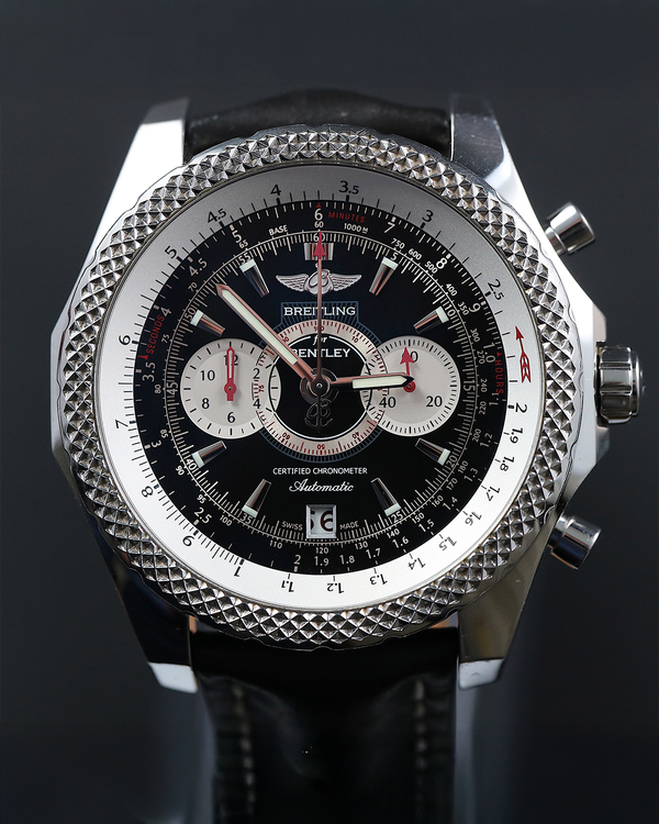 2011 Breitling Bentley Supersports L. E. 49MM Black Dial Leather Strap (A26364)