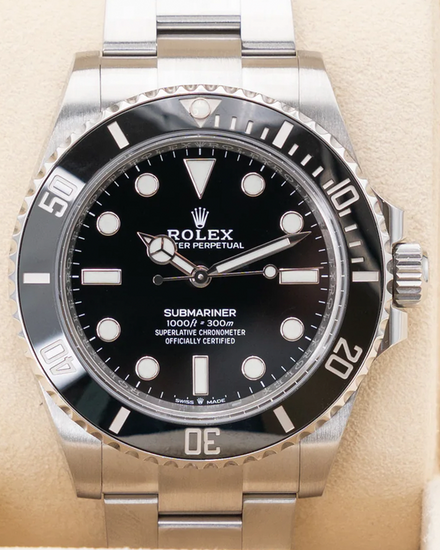 Rolex Submariner No-Date 41MM Black Dial Oyster Bracelet (124060)