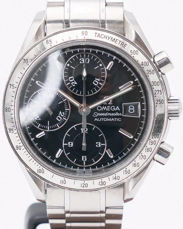 Omega Speedmaster Date 39MM Black Dial Steel Bracelet (3513.50.00)