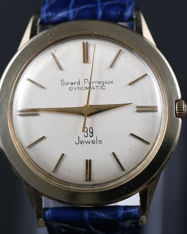 Girard Perregaux Classique Elegance Gyromatic 34MM White Dial Aftermarket Leather Strap (B1852A)