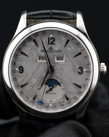 2017 Jaeger-LeCoultre Master Calendar 39MM Meteorite Dial Leather Strap (Q1558421)