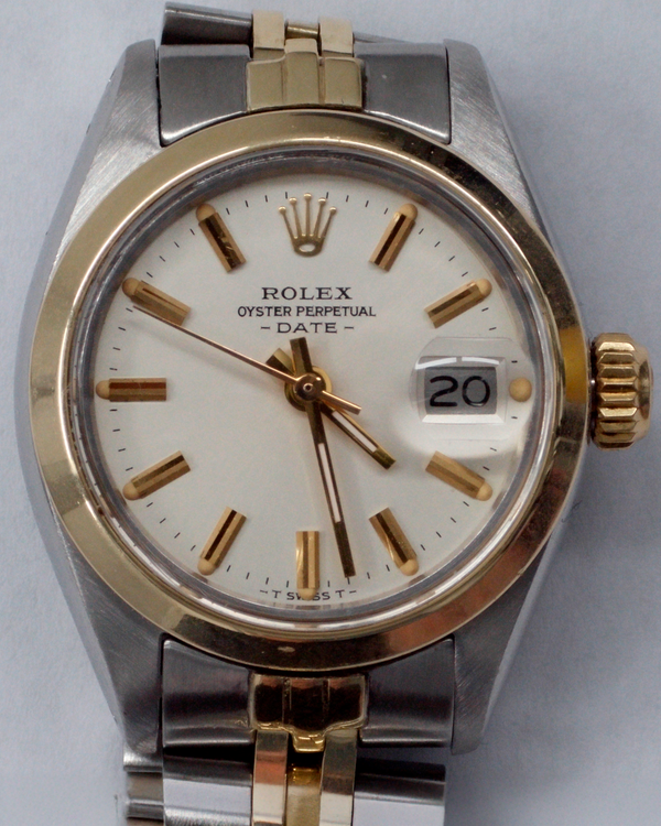 Rolex Oyster Perpetual Lady Date 26MM White Dial Jubilee Bracelet (6916)
