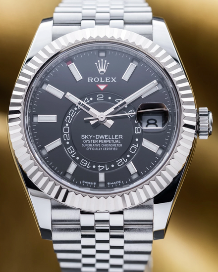 2023 Rolex Sky-Dweller 42MM Black Dial Jubilee Bracelet (336934)