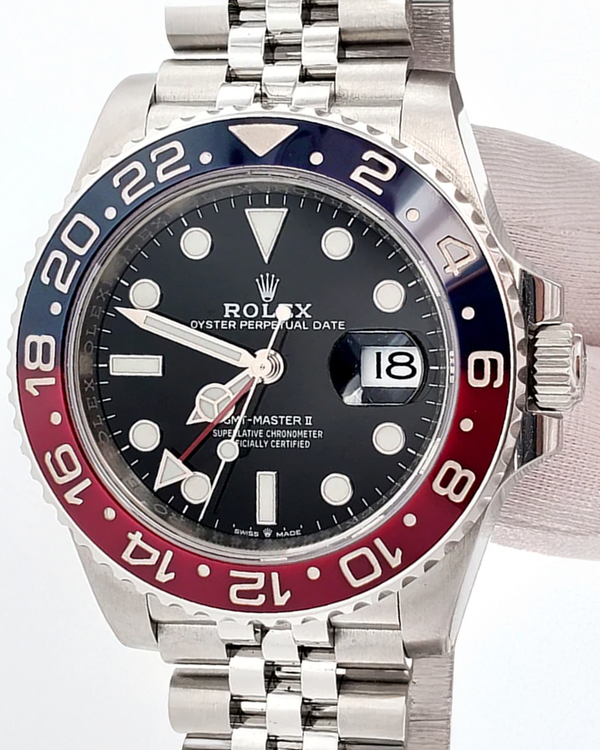 2020 Rolex GMT-Master II "Pepsi" 40MM Black Dial Jubilee Bracelet (126710BLRO)