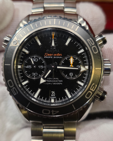 No Reserve - 2012 Omega Seamaster Planet Ocean 600M 45.5MM Black Dial Steel Bracelet (232.30.46.51.01.001)