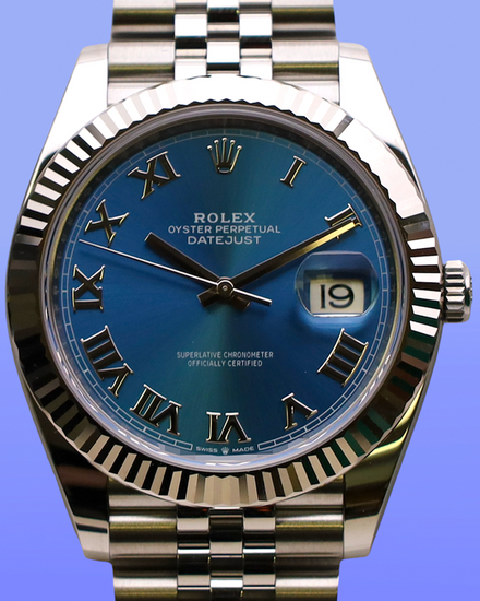 2025 Rolex Datejust 41MM Blue Dial Jubilee Bracelet (126334)