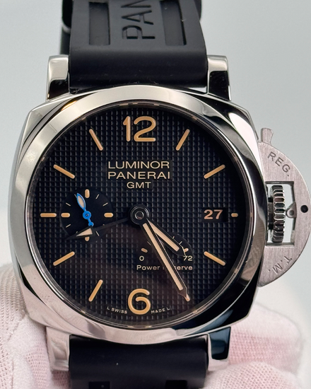 2020 Panerai Luminor 1950 3 Days 42MM Black Dial Rubber Strap (PAM01537)