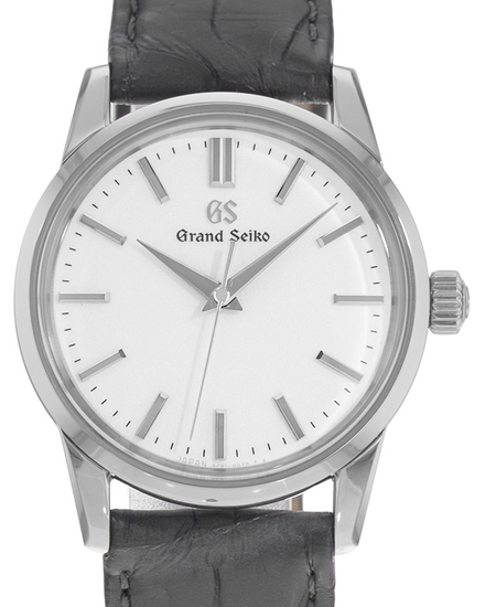 Grand Seiko Elegance 34MM Quartz White Dial Leather Strap (SBGX347)