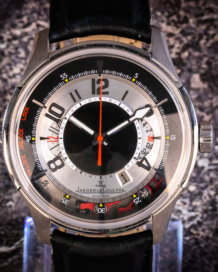 2007 Jaeger-LeCoultre AMVOX 2 Chronograph L.E. 44MM Black Dial Leather Strap (192T440)