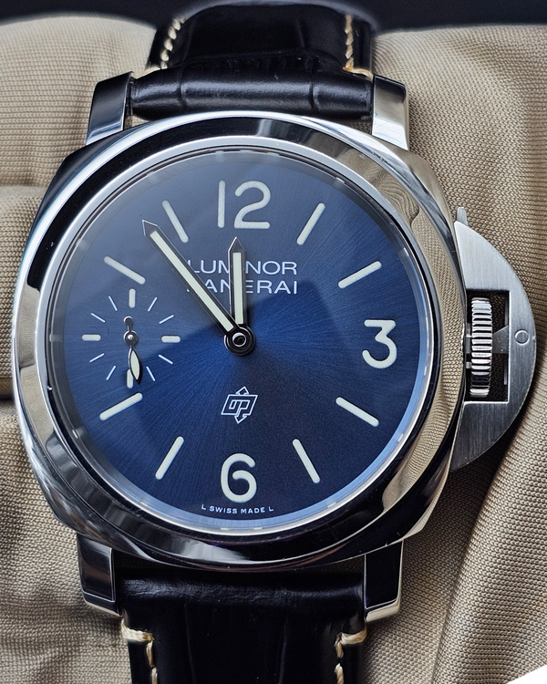 2023 Panerai Luminor Blu Mare 44MM Blue Dial Leather Strap (PAM01085)