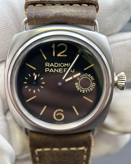 2022 Panerai Radiomir 8 Days "Otto Giorni" 45MM Black Dial Leather Strap (PAM00992)