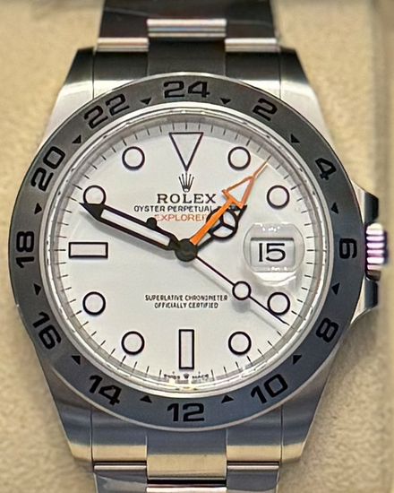 2025 Rolex Explorer II "Polar" 42MM White Dial Oyster Bracelet (226570)