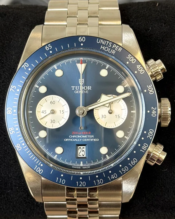 2024 Tudor Black Bay Chrono Boutique Edition 41MM Blue Dial Steel Bracelet (79360B)