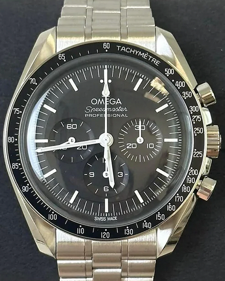 2025 Omega Speedmaster Professional Moonwatch 42MM Black Dial Steel Bracelet (310.30.42.50.01.001)