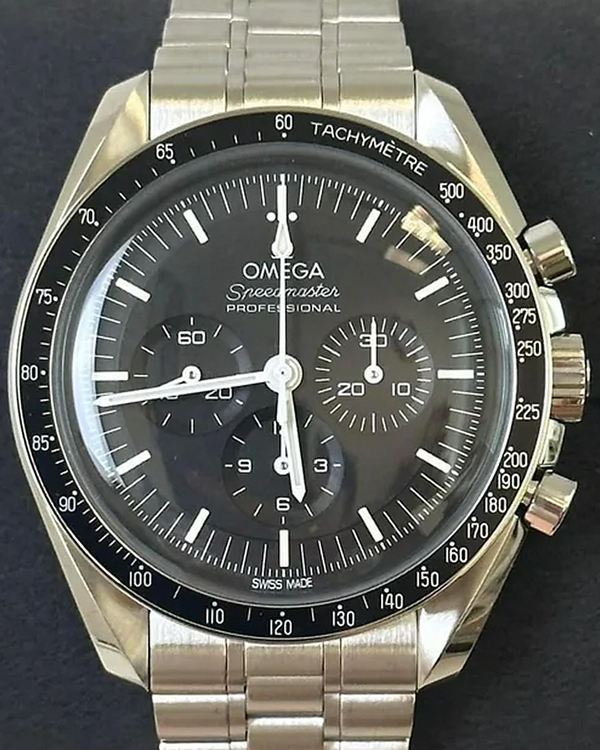 2025 Omega Speedmaster Professional Moonwatch 42MM Black Dial Steel Bracelet (310.30.42.50.01.001)