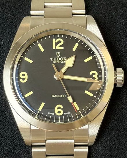 2025 Tudor Ranger 39MM Black Dial Steel Bracelet (79950)