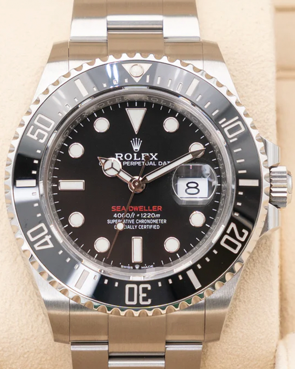 2018 Rolex Sea-Dweller "Red Letters" 43MM Black Dial Oyster Bracelet (126600)