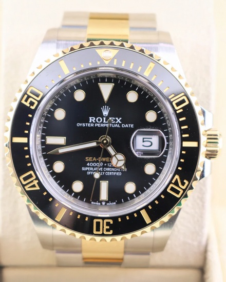 2019 Rolex Sea-Dweller 43MM Black Dial Two-Tone Oyster Bracelet (126603)