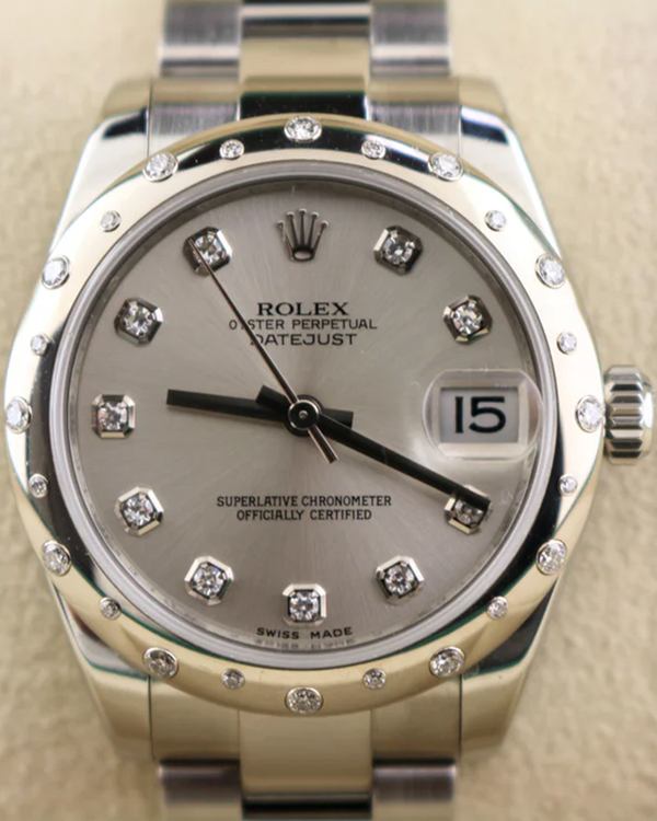 Rolex Datejust 31MM Silver Dial Oyster Bracelet (178344)