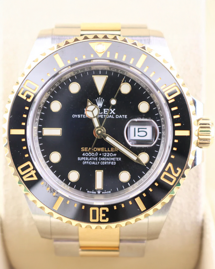 2019 Rolex Sea-Dweller 43MM Black Dial Two-Tone Oyster Bracelet (126603)