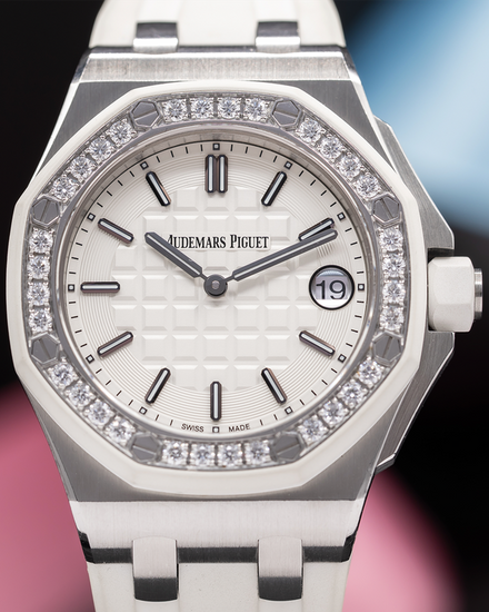 2016 Audemars Piguet Royal Oak Offshore 37MM Quartz White Dial Rubber Strap (67540SK.ZZ.A010CA.01)